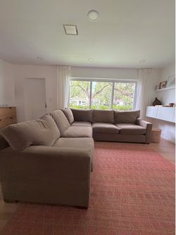 Crate & Barrel Sectional Sofa