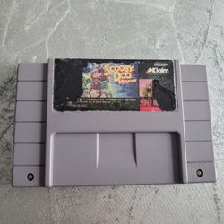 Scooby-Doo Mystery Super Nintendo SNES  video game Cartridge
