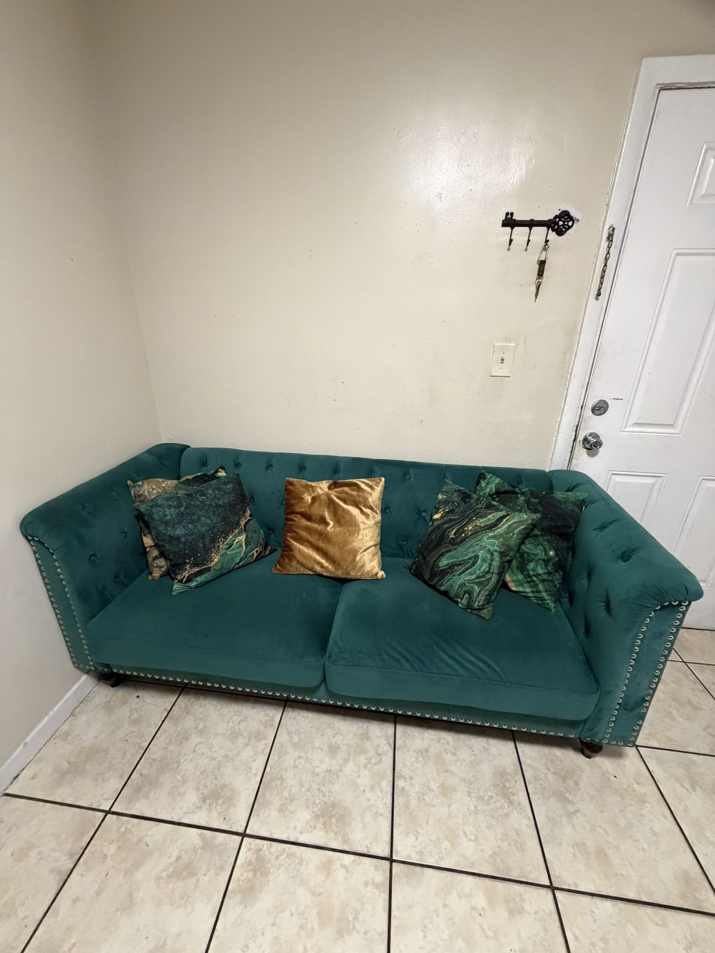 Turquoise Couch!