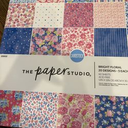 12x12 Printed Cardstock  -60 Sheet Pack!  