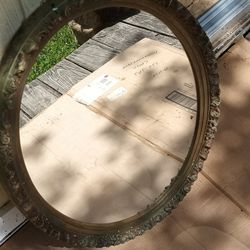 Antique Style Oval Mirror