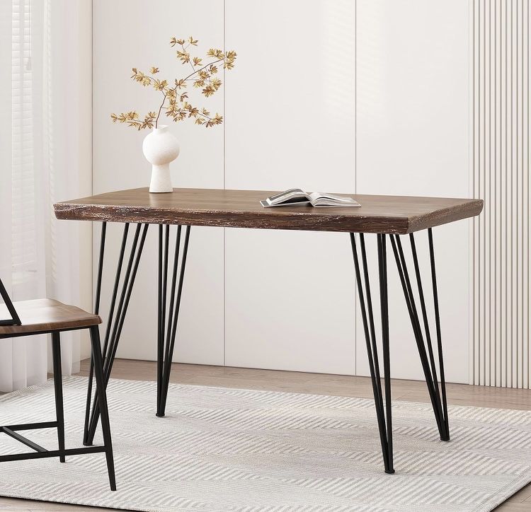 Table Desk *NEW in BOX* Live Edge By Christopher Knight Home | Remington Natural Finish Faux Firwood **OR BEST OFFER**
