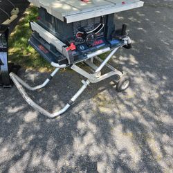 Bosch 4000 Table Saw. With Stand