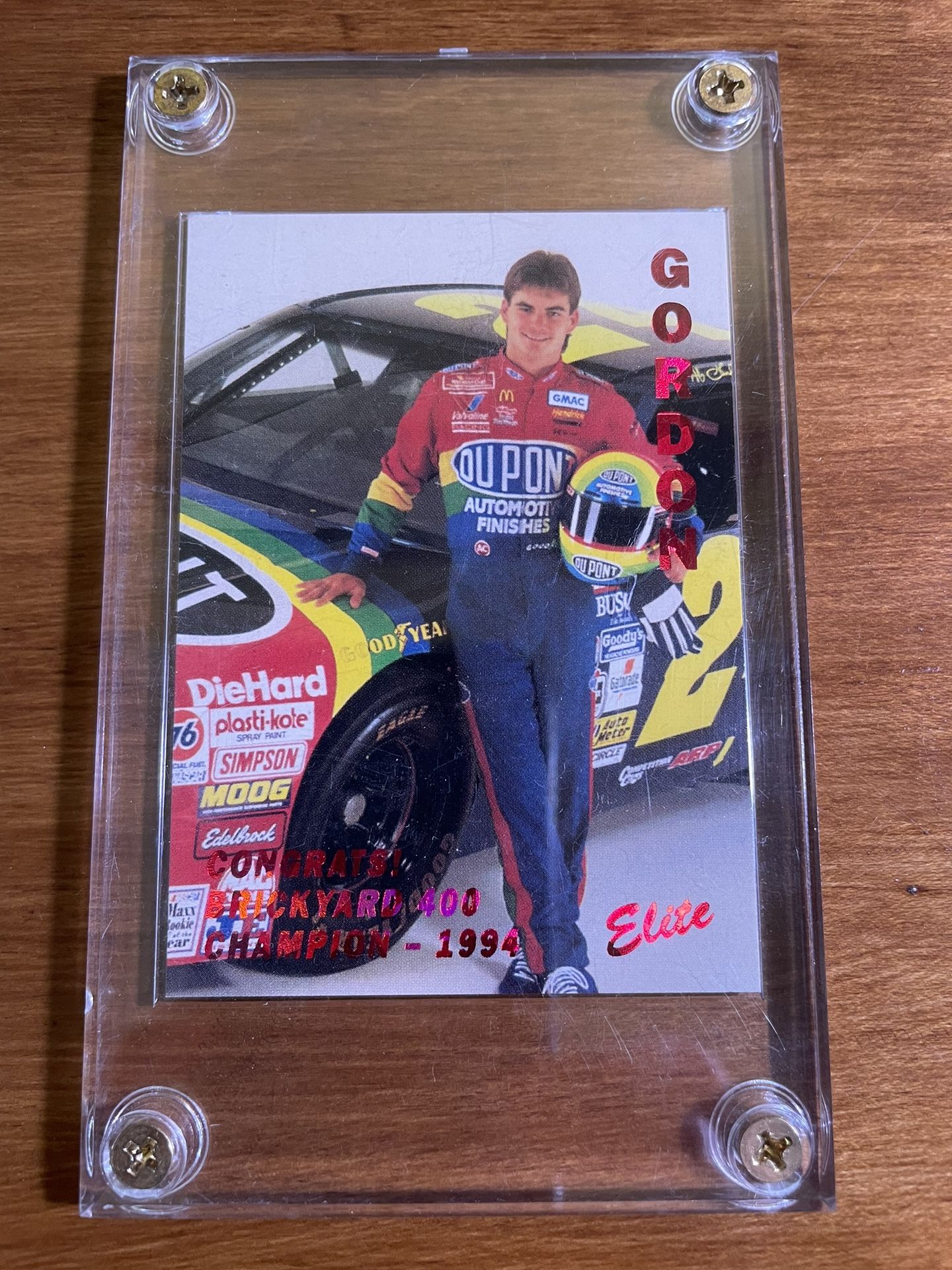 Jeff Gordon Elite Trading Card 1994