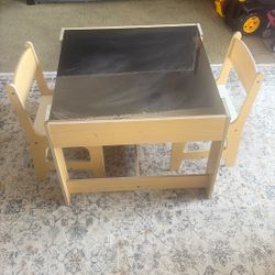 Table Two Chairs 