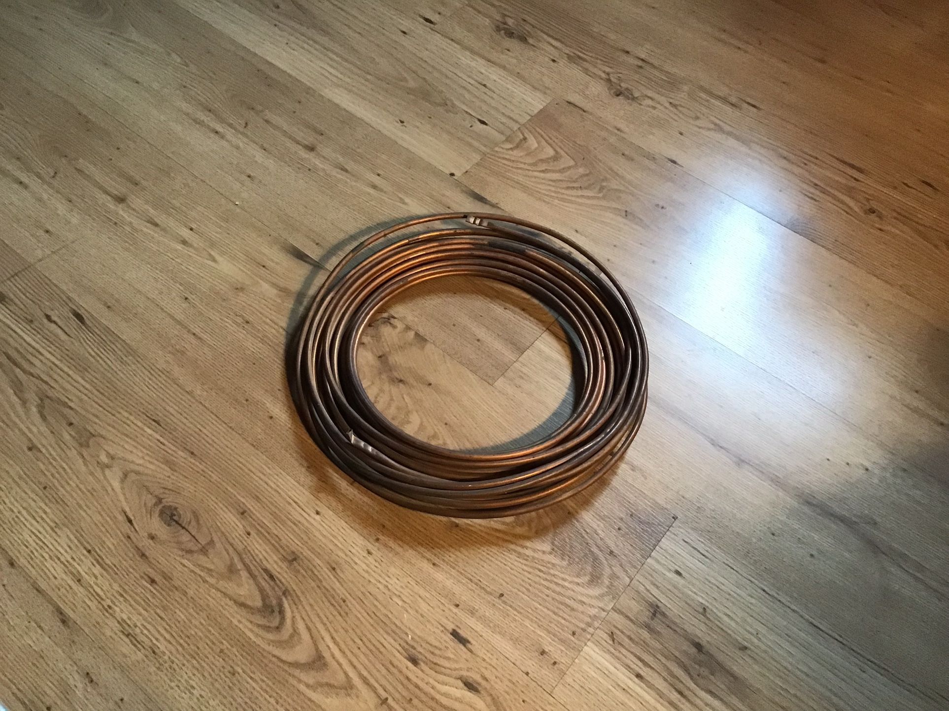 1/4 Inch Copper Tubing. 40 Ft Long