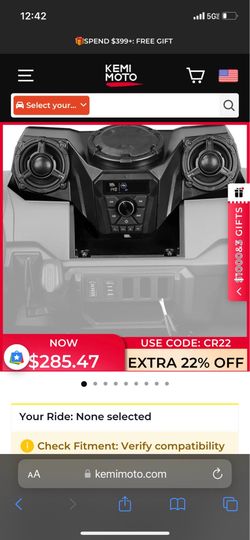 UTV 3 Speaker System