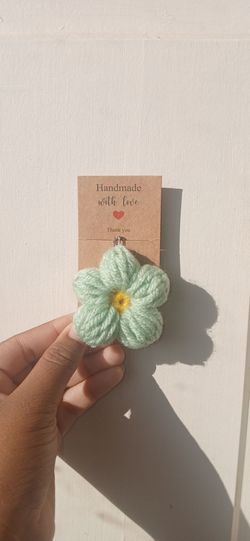 Crochet Flower Keychains