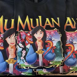 Mulan custom t shirt