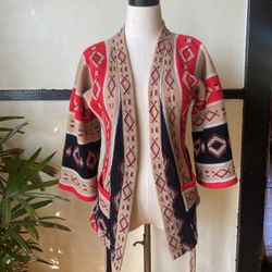 Small 70s New Mexico Style Desert Kimono 
