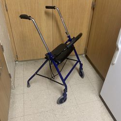 Walker With Seat