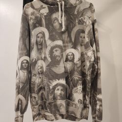 Supreme Jesus and Mary Hoodie (Medium)