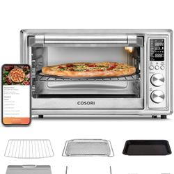  Smart 13-in-1 Air Fryer Toaster Oven Combo, Airfryer Rotisserie Sous Vide Convection Oven Countertop, Bake, Broil, Roast, Dehydrate, 134 Recipes & 4 