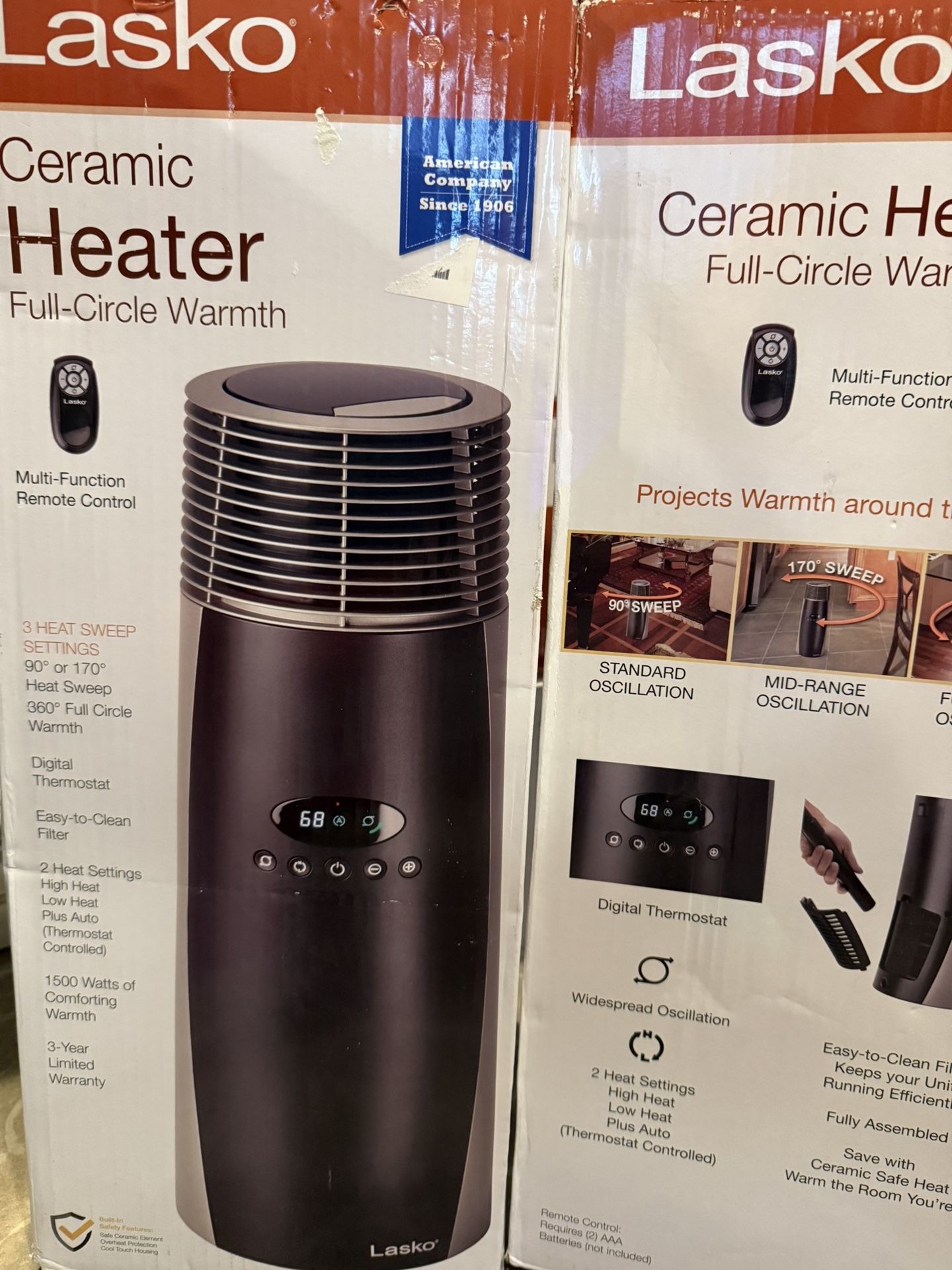 Space Heater , 360 Rotation