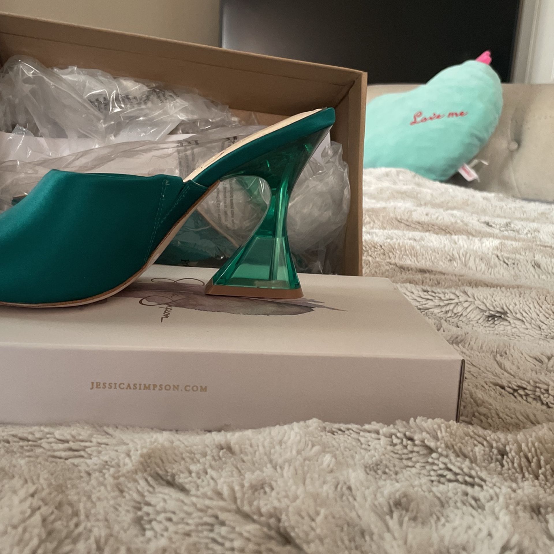 Jessica Simpson Heels - Emerald Green