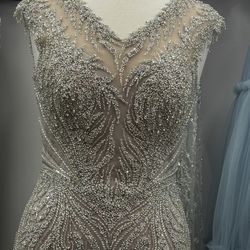 Silver/nude Dress