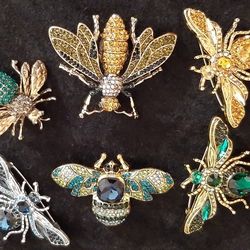 Colorful Bee Brooches $10 each