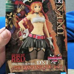 Nami Figure Vol. 3 One Piece Statue Film Red The Grandline Lady DXF - Banpresto
