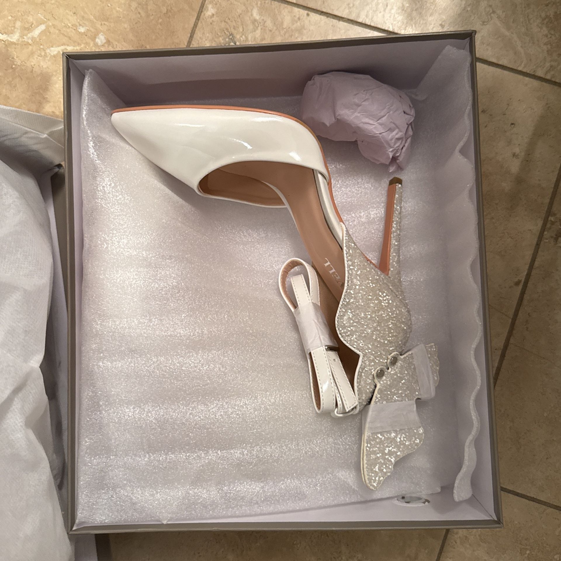 π Shoes White Bride Butterfly π¦