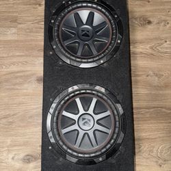 2 12” Kicker Subwoofers Box