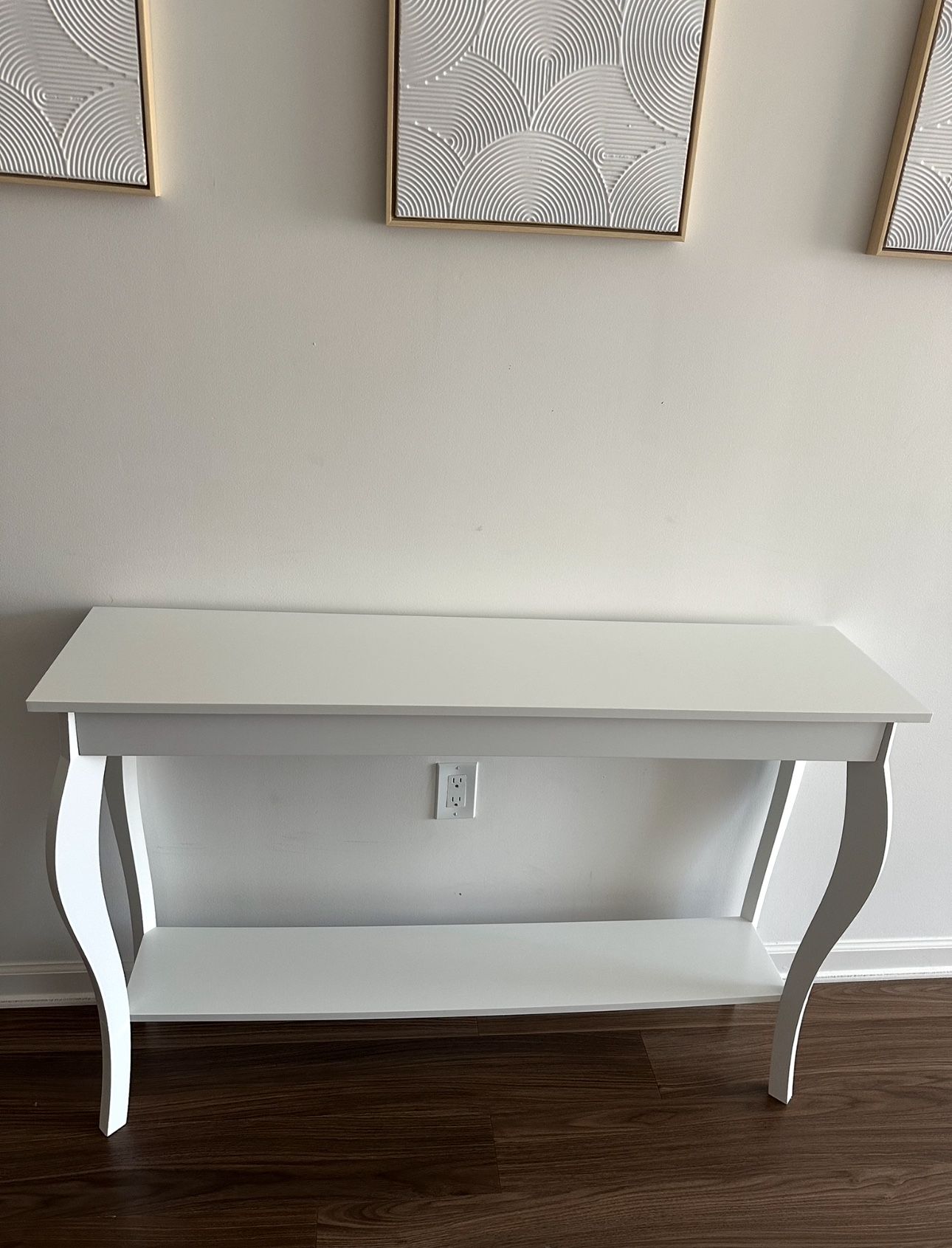 White Console TABLE