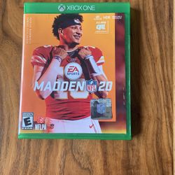 Madden  20 Xbox 