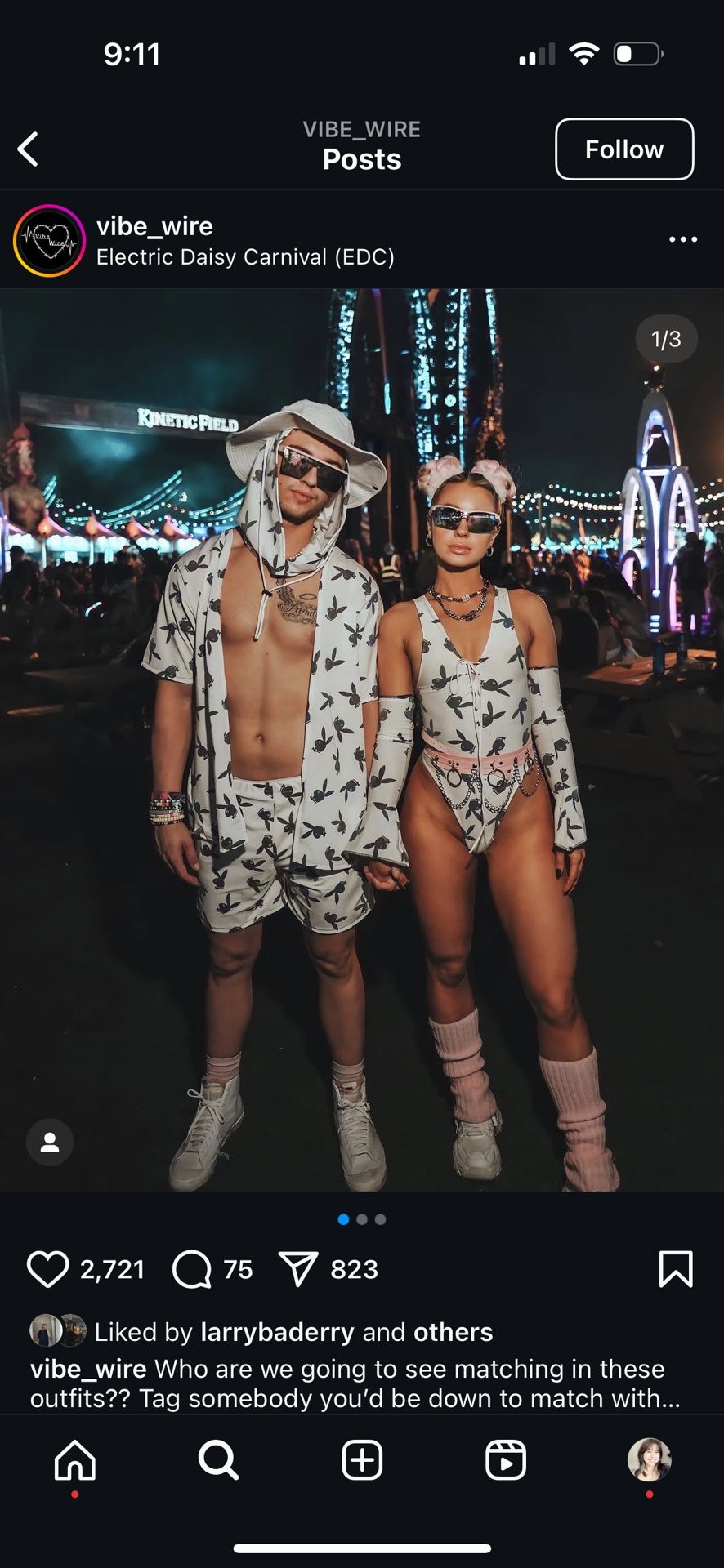 VibeWire Matching Reflective Rave Set