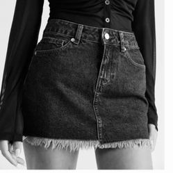 We The Free by Free People Out Of Ordinary Denim mini Skirt New