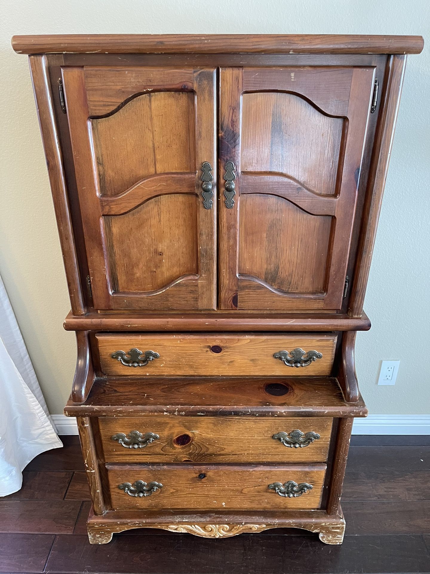 Beautiful Vintage Children’s Armoire