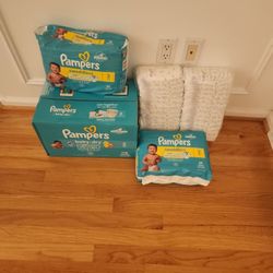 228 Diapers Size 2 Pampers / Costco Sealed Non Smoking Home