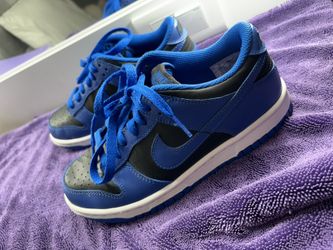 Black and Blue Nike Dunks
