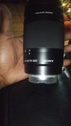Sony Lens Model Number SAL75-300