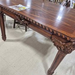 WOOD HANDCRAFTED TABLE 