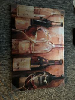 Wine Canvas Decor