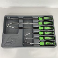 Snap-On 6pc Green Soft Grip Radiator Hose Pick Set 