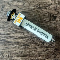 VooDoo Ranger Skull Monty Beer Tap Handle 11.5” Juicy Haze IPA 