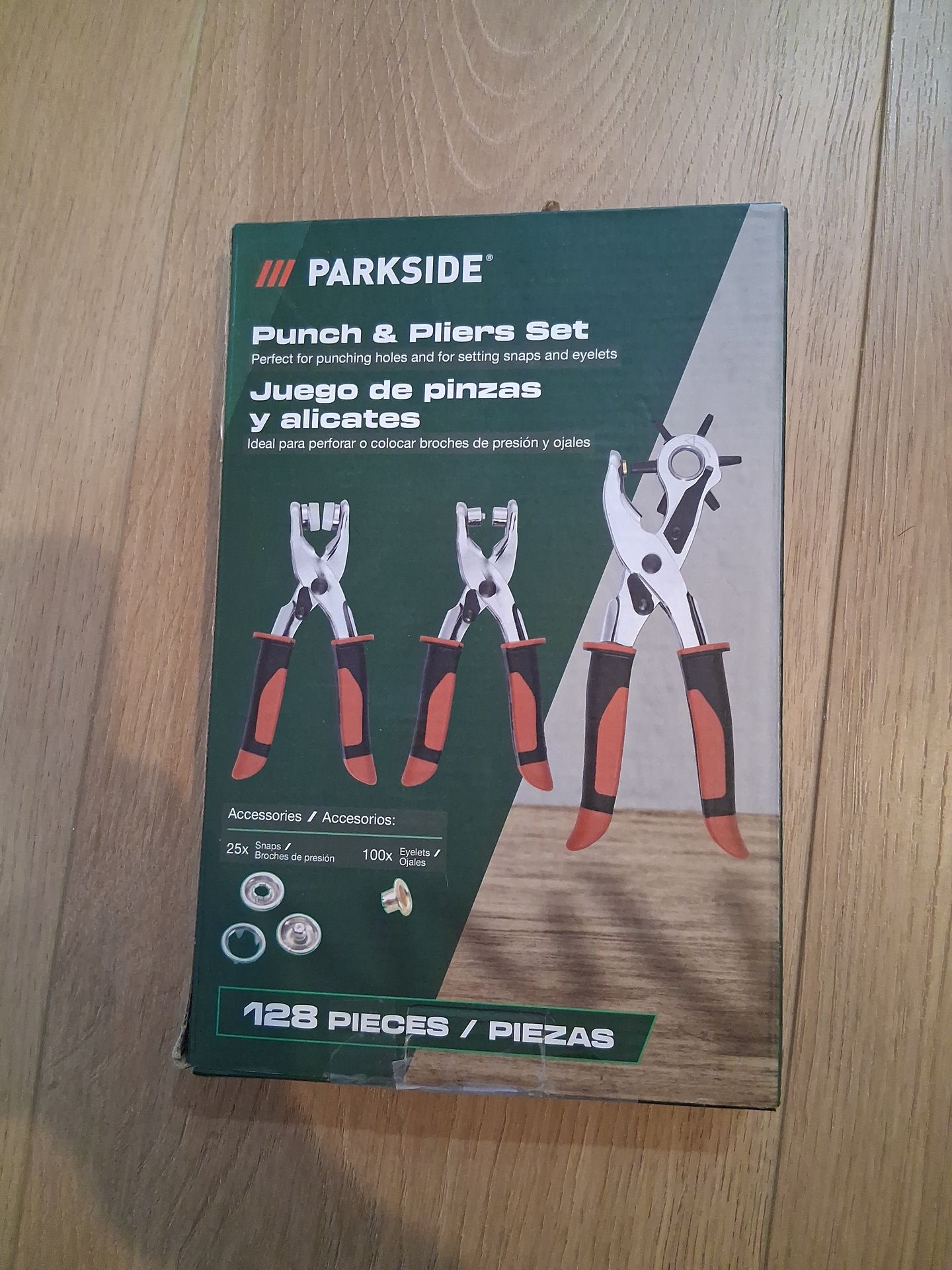 Punch and Pliers Set 128 pcs PARKSIDE new