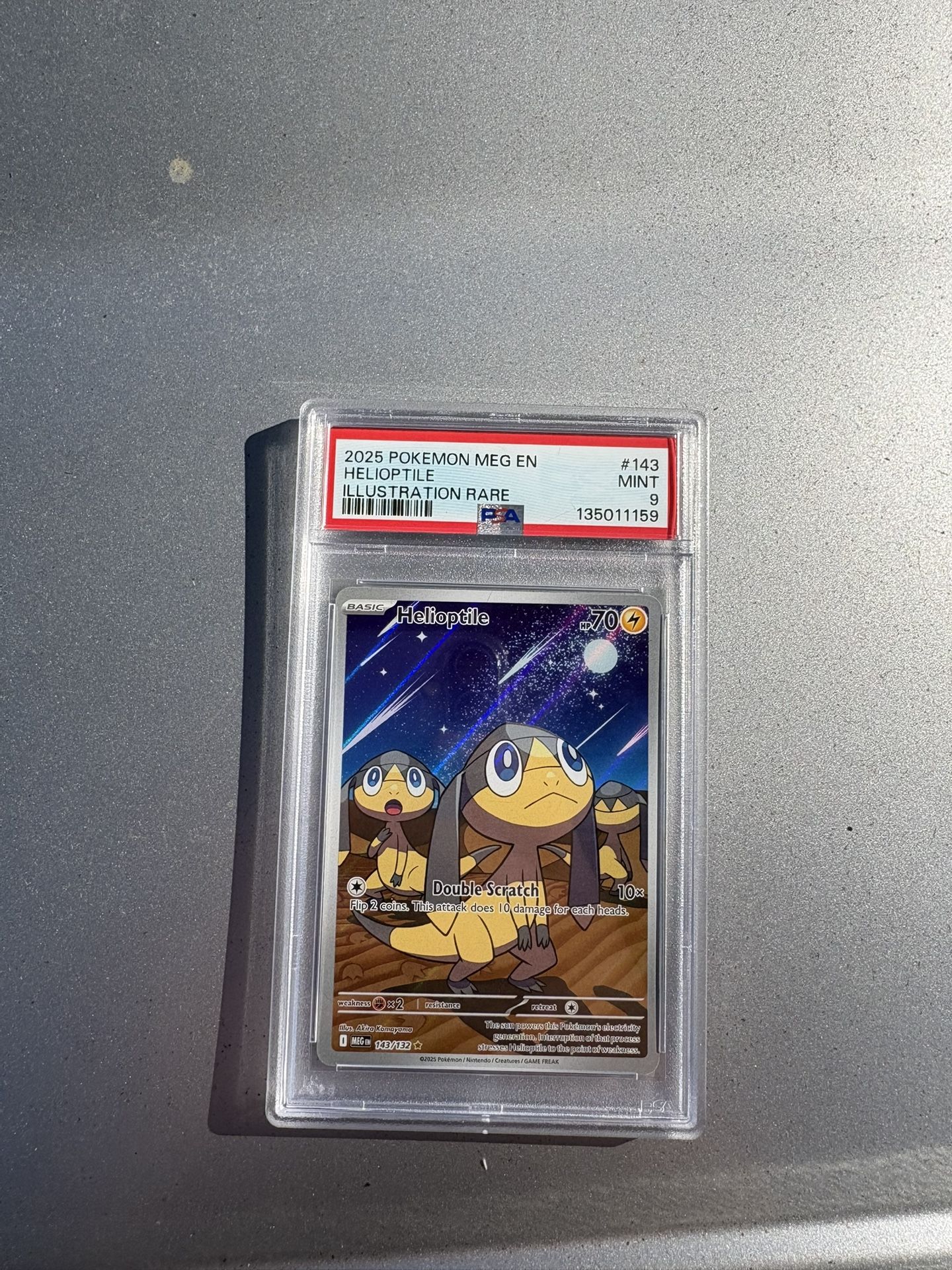 Helioptile #143 Pokemon Mega Evolution PSA 9