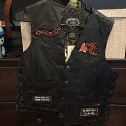 Women’s Leather Vest