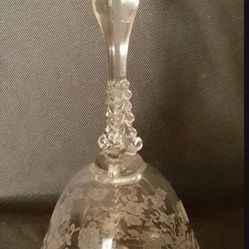 Rare vintage crystal dinner bell(read description)...