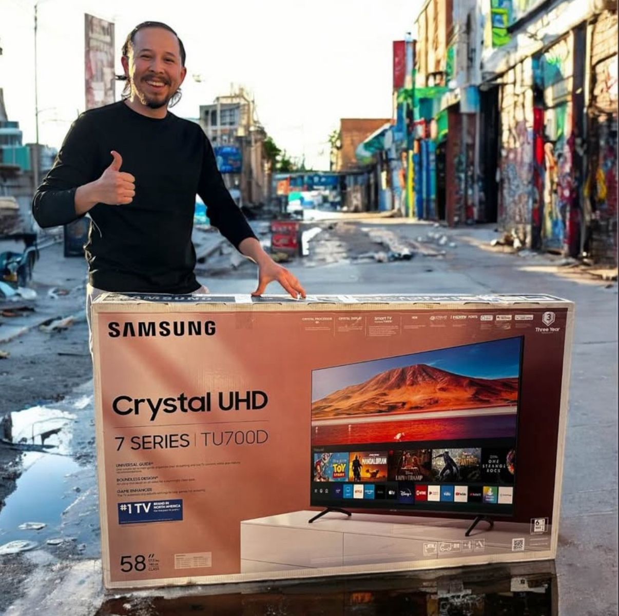 58 “ Samsung Smart 4K LED HDR TV
