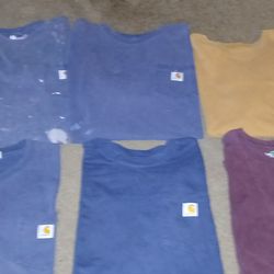 6 Piece Vintage Carhartt Work Shirt Bundle. All Different Sizes. Sizes Medium to 3XL. Read Description!