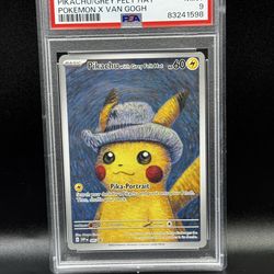 Pokémon Van Gogh Pikachu PSA 9