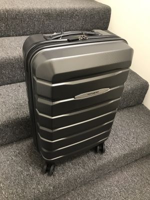 Photo $40 NEW Samsonite 21” Hard side Carry-On Spinner Luggage top quality suitcase travel bag