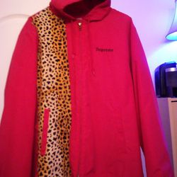 Supreme Cheetah Hooded Jacket Thumbnail