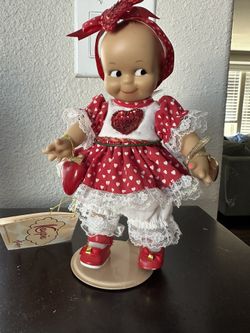 Kewpie doll - Red Hearts Dress Original