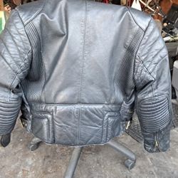Great Vintage Ladies Leather Berman's Biker Jacket 