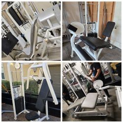 Cybex gym equipment workout fitness weight exercise leg extension press curl chest bundle