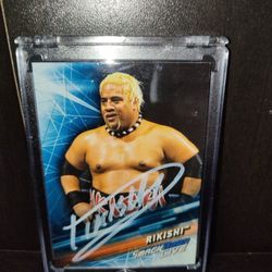WWE Rikishi Signed Trading Card