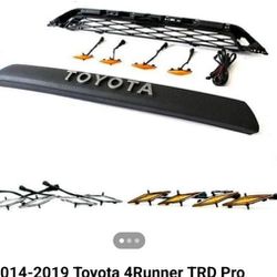 2014 -2024 Toyota  4runner  TRD Pro  Style Grille With  LED  Raptor 